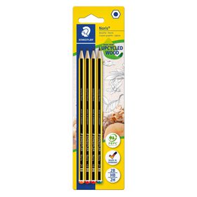 Lápis Grafite Noris 2B, Hb, H Staedtler 4 Un