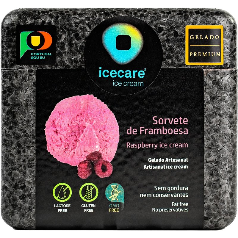 Gelado Artesanal Framboesa 500 ml