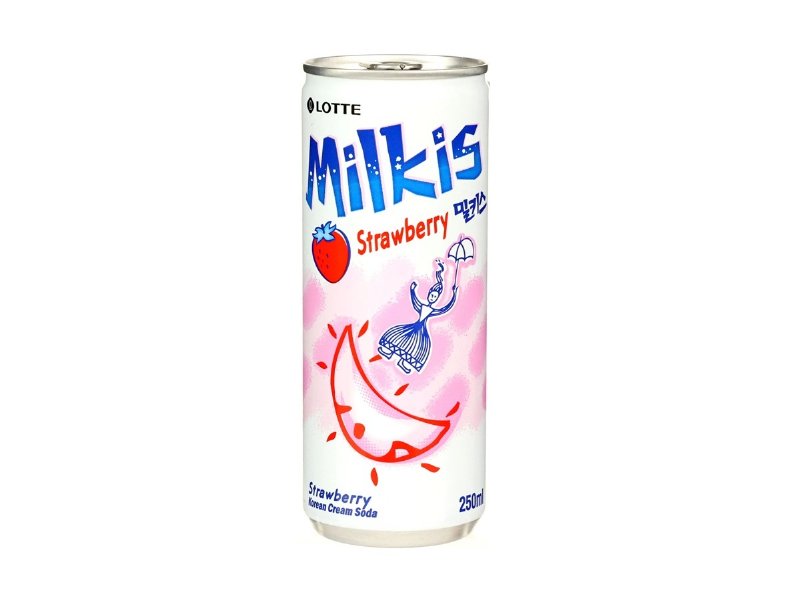 Bebida Coreana De Leite Milkis Morango 250 ml