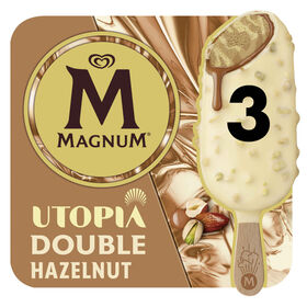 Gelado Utopia Double Avelã Magnum 255 ml (3 Un)