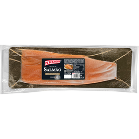 Filetes De Salmão Da Noruega Com Pele Ultracongelado Pescanova 900 gr