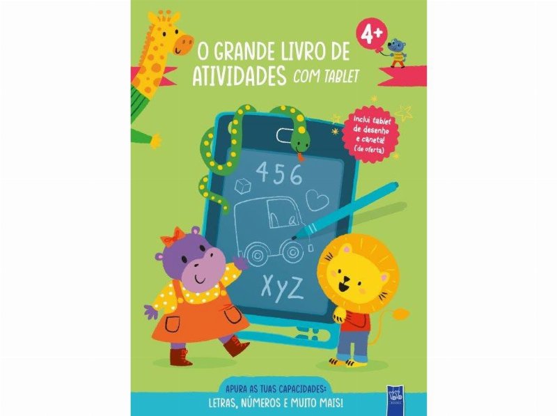 Livro O Grande Livro De Atividades Com Tablet - Letras E Numeros