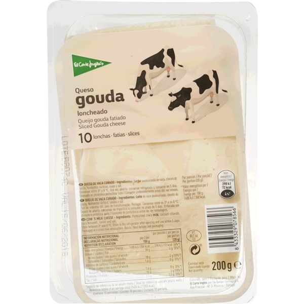 Queijo Gouda Em Fatias 200 g