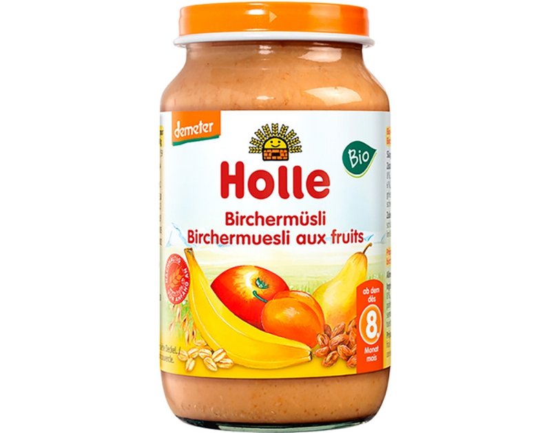 Boião Bio Pure Holle Muesli Frutas 8M 220 g