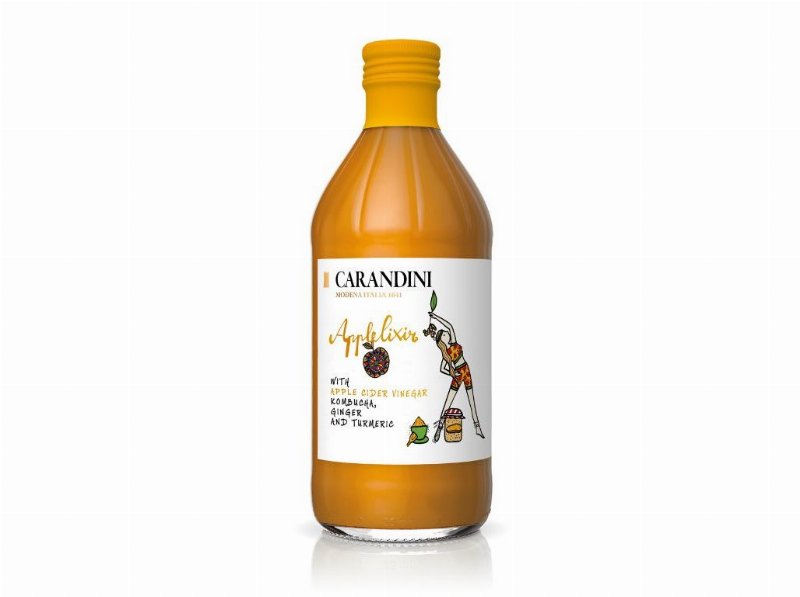 Vinagre De Sidra Carandini Kombucha E Gengibre 500 ml
