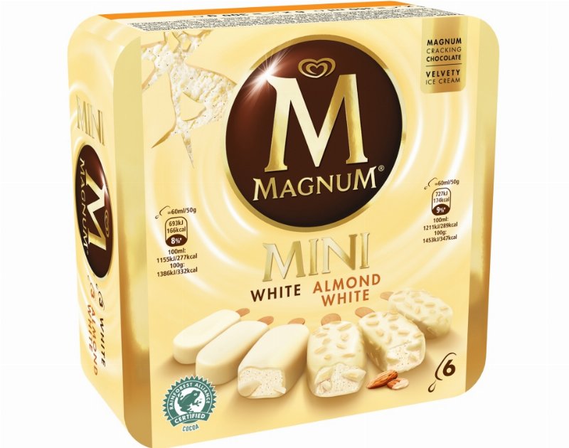 Gelado Magnum Multipack Mini White Mix 6X55 ml