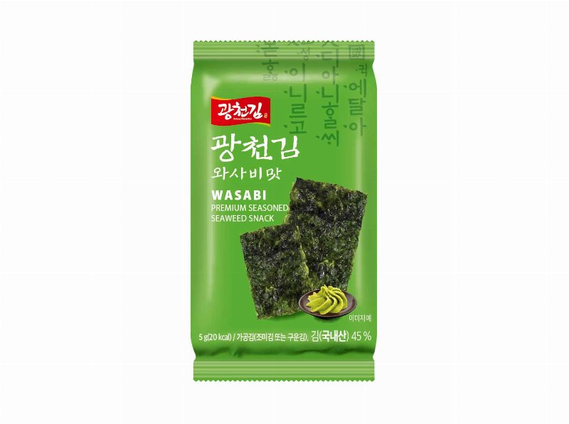 Snack De Alga Kwangcheon Wasabi 5 g