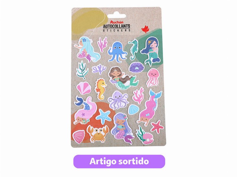 Stickers Puffy Kids Auchan Modelos Sortidos