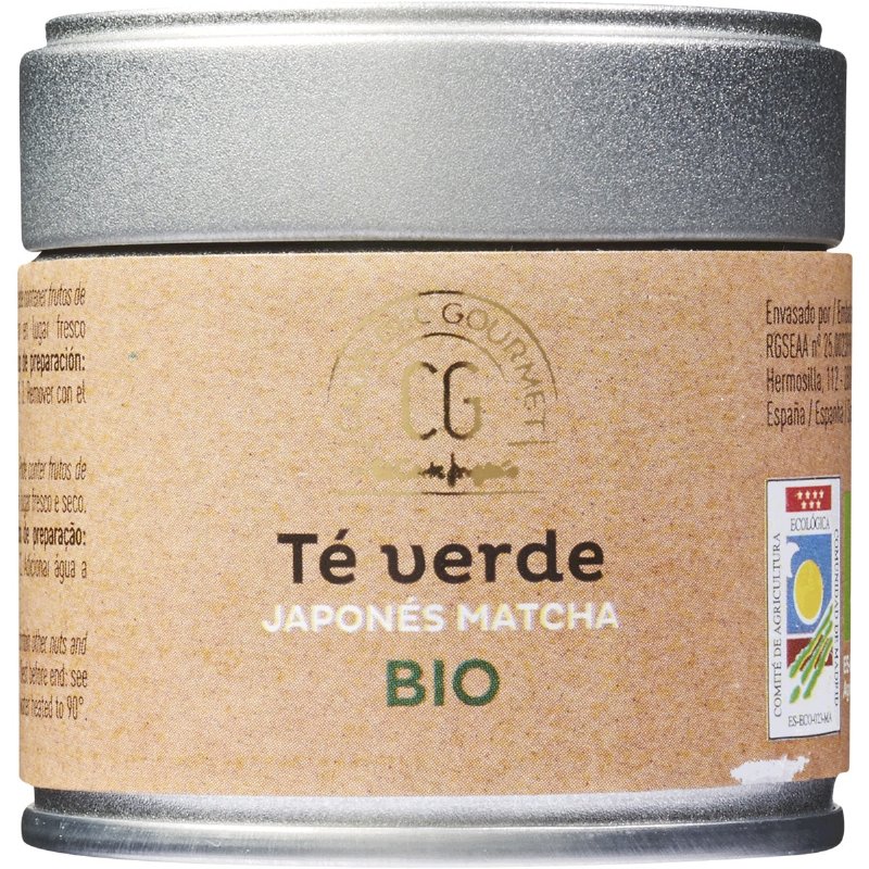 Chá Verde Japonês Matcha Biológico 30 cl