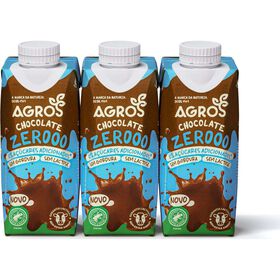 Leite Com Chocolate 0% Agros 3 X 250 ml