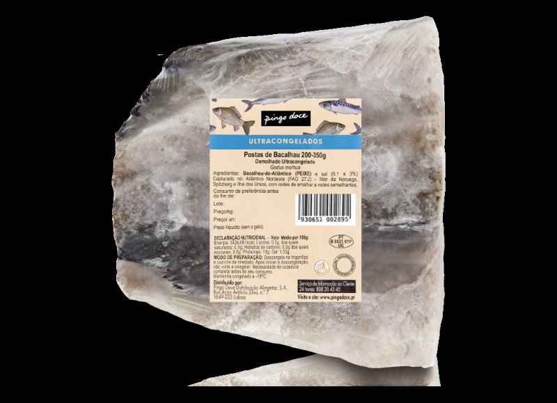Posta De Bacalhau Congelada Pingo Doce 0.3Kg