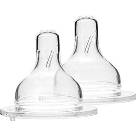 Conjunto 2 Tetinas Silicone Fluxo Lento 0M+ Happy Bear