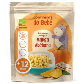 Cereais Estrelinhas De Manga E Abóbora +12M Continente Do Bebé 125 gr