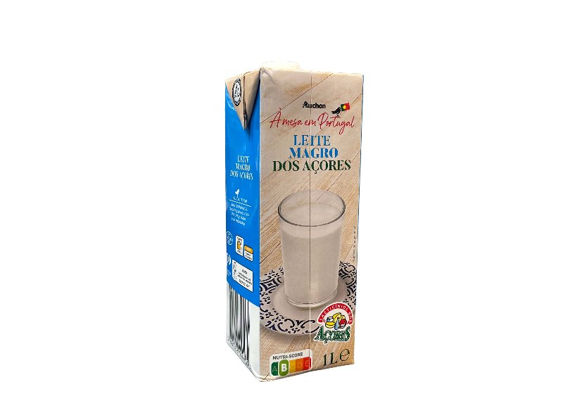 Leite Auchan Magro Açores 1 l