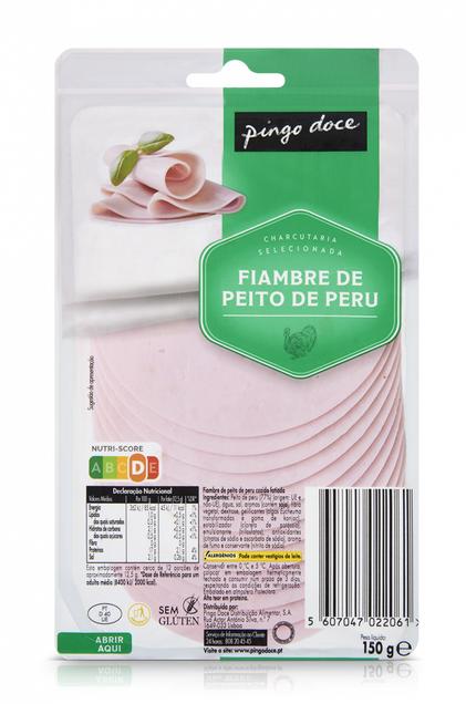 Fiambre Peito De Peru Pingo Doce 0.15Kg