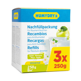 Recargas Desumidificador Maçã Humydry 3 X 250 gr