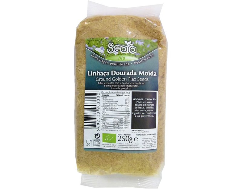 Sementes Seara Linhaça Dourada Moidas Bio 250 g