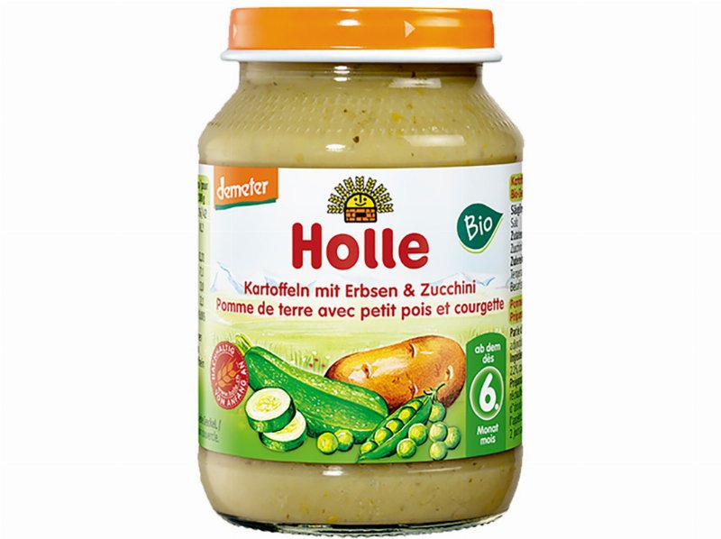 Boiao Bio Pure Holle Batata Ver Curgete 6M 190 g