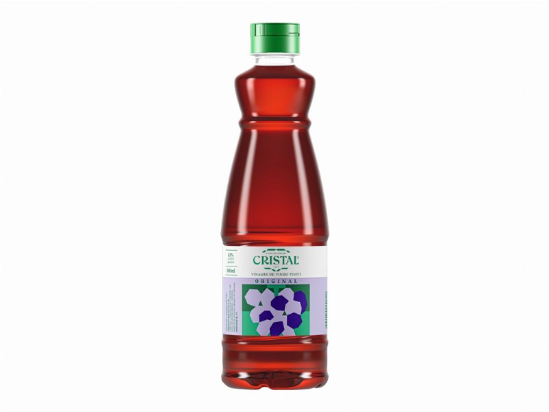 Vinagre Cristal Vinho Tinto Acidez 6.5% 500 ml