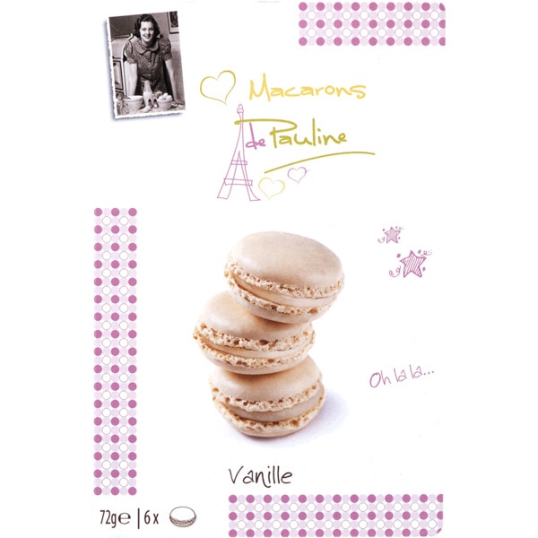 Macarons De Baunilha 6 Unidades 72 g