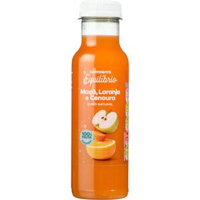 Sumo 100% Maçã, Laranja E Cenoura Continente Equilíbrio 33 cl