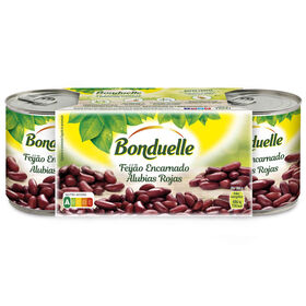 Feijão Encarnado Cozido Bonduelle 3 X 200 gr (Peso Escorrido 3 X 125 gr)