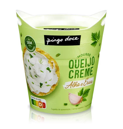 Queijo Creme Com Alho E Ervas Pingo Doce 0.15Kg