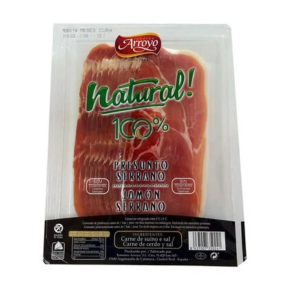 Presunto Natural Fatiado 14 Meses De Cura Arroyo 0.15Kg