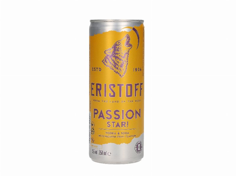 Cocktail Eristoff Passion Star Lata 0.25 l (Sdr)
