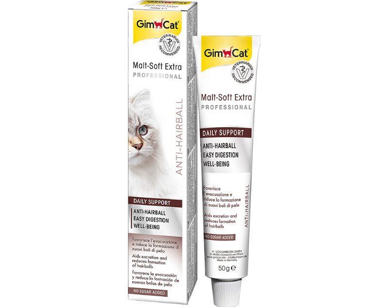Pasta De Malte Gatos Gimcat Bolas De Pelo 50 g