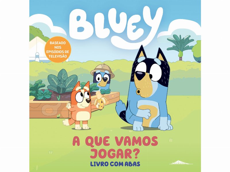 Livro Bluey: A Que Vamos Jogar ? Livro Com Abas