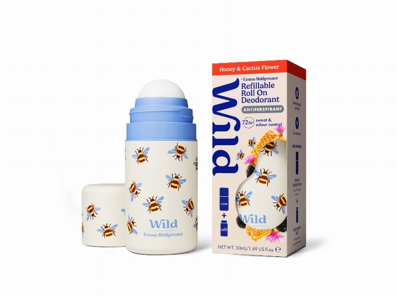 Desodorizante Roll-On Wild Abelhas Mel Flor Cacto 50 ml