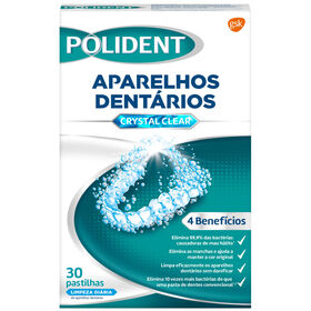 Pastilhas Limpeza De Aparelhos Dentários Polident 30 Un