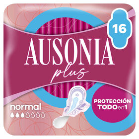 Pensos Higiénicos Ultrafina Plus Normal Com Abas Ausonia 16 Un