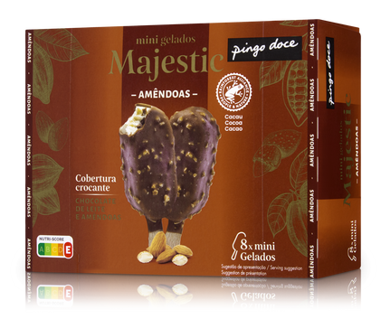 Gelados Mini Majestic Amêndoas Pingo Doce 0.48L