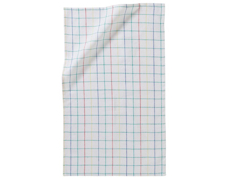 Pano Da Louça Auchan Essencial Multicores 85% Algodão 15% Poliester Reciclável 32X57Cm
