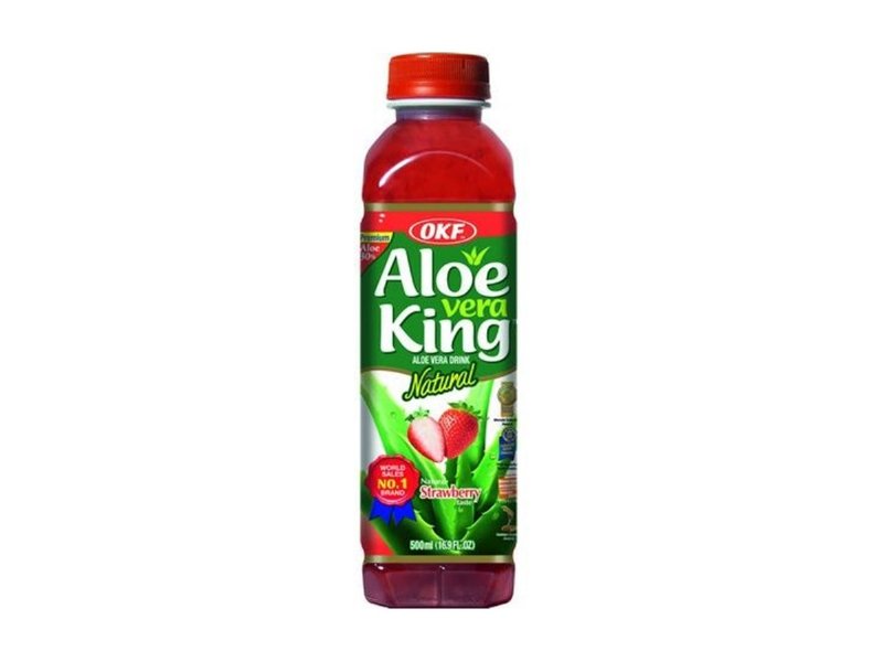 Bebida Aloe Vera Okf Morango 500 ml