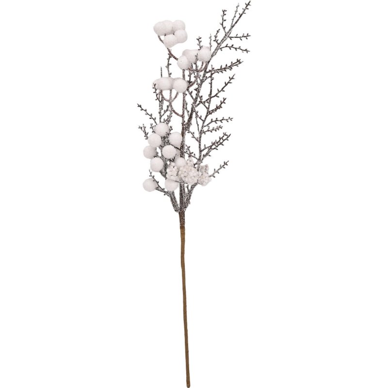 Haste Bagas Brancas 51Cm Kasa