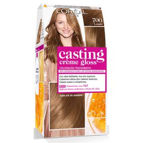Coloração Tom Sobre Tom Louro 700 l'oréal Paris Casting Creme Gloss 1 Un