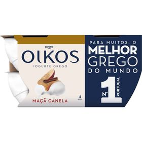 Iogurte Grego Maçã E Canela Oikos Danone 440 gr (4 Un)