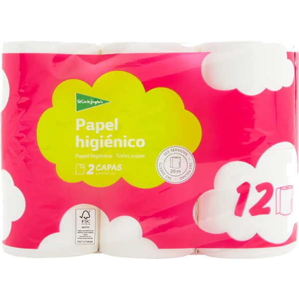 Papel Higiénico 2 Capas 12 unidades