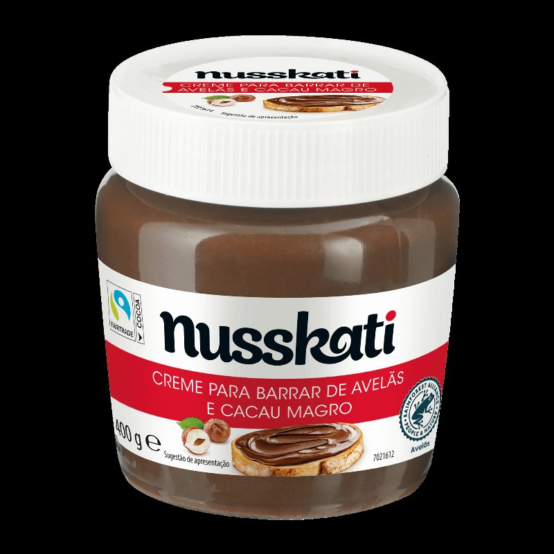 Creme Para Barrar De Avelãs E Cacau Magro 400 g