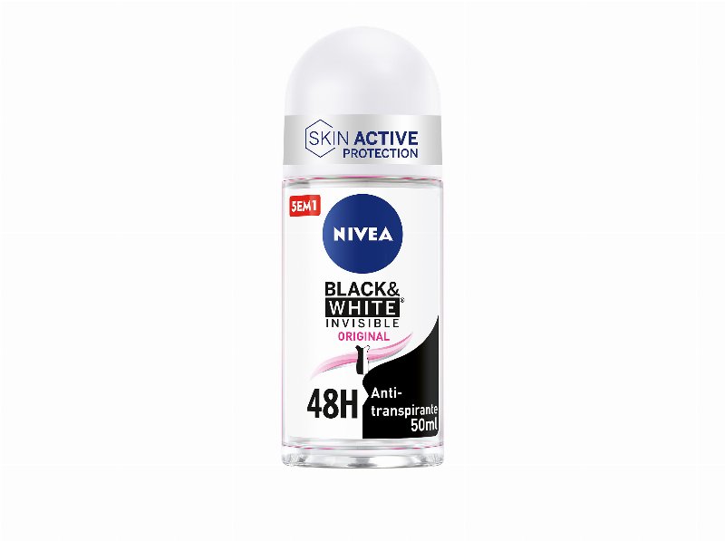 Desodorizante Roll-On Invisible For Black & White Original Nivea 50 ml