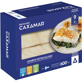 Lombos De Bacalhau 9 Meses De Cura Congelado Caxamar 600 gr