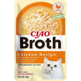 Snack Para Gato Broth Frango Ciao 40 g