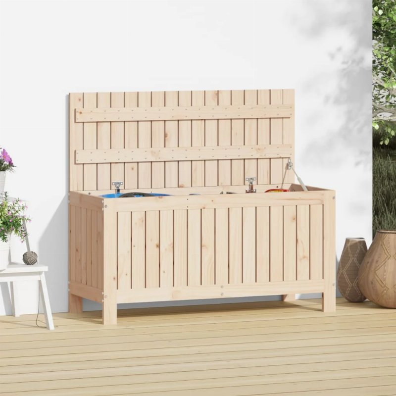 Hkh Caixa De Arrumação Jardim 108X42, Pinho Maciço - Marrom