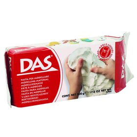 Pasta De Modelar Branca 500 g Das