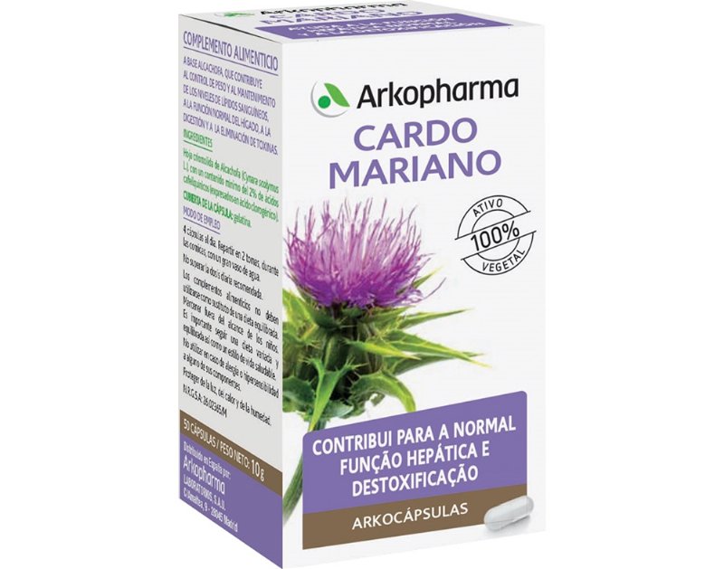 Suplemento Arkopharma Cardo Mariano 45 Capsulas
