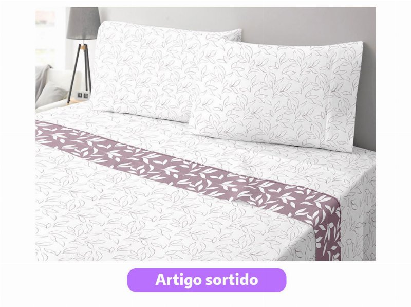 Jogo Cama Homespecial 100% Algodão Estampado 240X270Cm