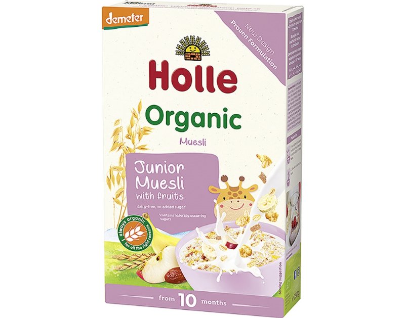 Muesli Bio Holle Cereais Fruta Júnior 250 g